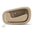 Left Beige Interior Door Handle for 2001 Toyota Corolla