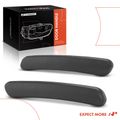 2 Pcs Front Textured Black Interior Pull Door Handle for 2009 Mitsubishi Eclipse