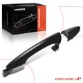 Front Passenger Black Exterior Door Handle without Keyhole for 2012 Hyundai Sonata