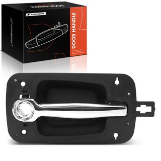 Front Driver Black Exterior Door Handle with Keyhole for International ProStar 2008-2014