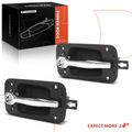 2 Pcs Front Black Exterior Door Handle with Keyhole for 2011 International Harvester ProStar