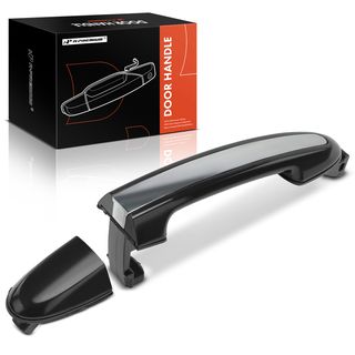 Front Passenger or Rear Black Exterior Door Handle without Keyhole for Hyundai Santa Fe 2007-2012