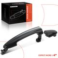 Front Passenger or Rear Black Exterior Door Handle without Keyhole for Hyundai Santa Fe 2007-2012