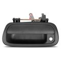 Smooth Black Tailgate Latch Handle with Bezel for 2005 Toyota Tundra