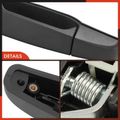 Rear Passenger Textured Black Exterior Door Handle for 2007 Chevrolet Silverado 1500