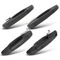 4 Pcs Front & Rear Textured Black Exterior Door Handle for Chevy Silverado 1500