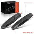 2 Pcs Rear Textured Black Rear Exterior Door Handle for 2007-2013 Chevrolet Avalanche