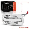 Rear Driver Chrome Exterior Door Handle without Keyhole for 2000 GMC Yukon