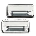 2 Pcs Front Left & Right Chrome Exterior Door Handle for 1993 GMC C2500 Suburban