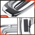 3 Pcs Front & Tailgate Chrome Exterior Door Handle for 2003 Chevrolet Silverado 1500 HD