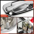 3 Pcs Front & Tailgate Chrome Exterior Door Handle for 2003 Chevrolet Silverado 1500 HD