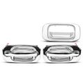 3 Pcs Front & Tailgate Chrome Exterior Door Handle for 2003 Chevrolet Silverado 1500 HD