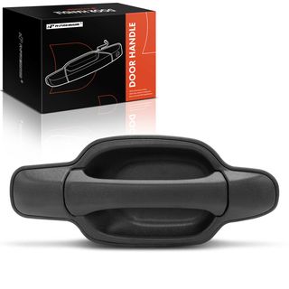 Front Passenger Textured Black Exterior Door Handle with Keyhole for Chevy Colorado GMC