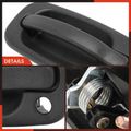 6 Pcs Door & Tailgate Textured Black Exterior Door Handle for 2005 GMC Sierra 1500