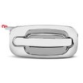 Rear Passenger Chrome Exterior Door Handle without Keyhole for 2006 Cadillac Escalade ESV