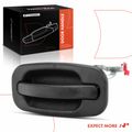 Rear Driver Black Exterior Door Handle for 2003 GMC Sierra 1500 HD