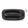 Rear Driver Black Exterior Door Handle for 2003 GMC Sierra 1500 HD