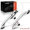 2 Pcs Front Chrome Exterior Door Handle for 2008 Dodge Magnum