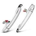 2 Pcs Front Chrome Exterior Door Handle for 2008 Dodge Magnum