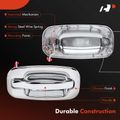 2 Pcs Front Chrome Exterior Door Handle for 2002-2006 Cadillac Escalade EXT