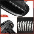 Rear Right Smooth Black Exterior Door Handle for 2002 Toyota Corolla