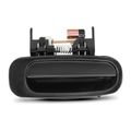 Rear Right Smooth Black Exterior Door Handle for 2002 Toyota Corolla