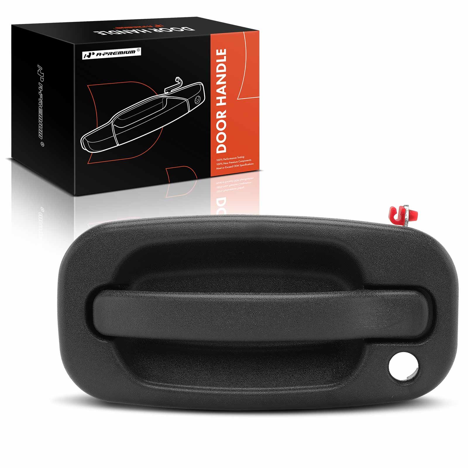 Front Driver Black Exterior Door Handle for 2003 GMC Sierra 1500 HD