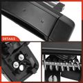 2 Pcs Front Smooth Black Exterior Door Handle for 2006 Nissan 350Z