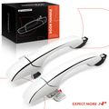 2 Pcs Rear Chrome Exterior Door Handle for 2005-2010 Chrysler 300