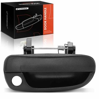 Front Passenger Textured Black Exterior Door Handle with Keyhole for Hyundai Accent 2000-2006