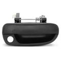 Front Passenger Textured Black Exterior Door Handle with Keyhole for 2004 Hyundai Accent