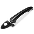 Front Driver Black Exterior Door Handle with Keyhole for 2011 Hyundai Sonata