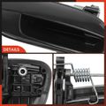 Rear Passenger Smooth Black Exterior Door Handle without Keyhole for Hyundai Elantra 2001-2006