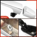 2 Pcs Rear Chrome Exterior Door Handle for 2015 Kia Sorento