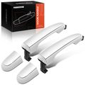 2 Pcs Rear Chrome Exterior Door Handle for 2015 Kia Sorento