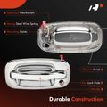 3 Pcs Front Door & Rear Tailgate Chrome Exterior Door Handle for 2006 GMC Sierra 1500 HD