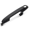 Front Driver or Passenger Smooth Black Exterior Door Handle & Cover with Keyhole for 2010 Kia Forte