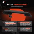 Front or Rear Smooth Black Exterior Door Handle & Cover for 2010 Kia Forte