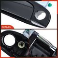 Front Driver Smooth Black Exterior Door Handle for 2011 Kia Rio5