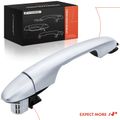 Rear Driver Silver Exterior Door Handle for Fiat 500L Trekking 14-17