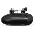 Rear Driver Smooth Black Exterior Door Handle for 2000 Kia Sephia