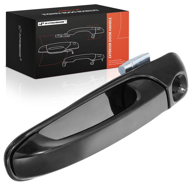 Front Driver Black Exterior Door Handle for 2006 Dodge Ram 2500