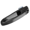 Front Driver Black Exterior Door Handle for 2006 Dodge Ram 2500