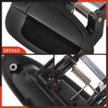 Rear Passenger Smooth Black Exterior Door Handle for 2005 Nissan Altima