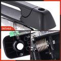 Front Driver Textured Black Exterior Door Handle for 2006 Jeep Grand Cherokee