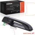 Rear Driver Textured Black Exterior Door Handle for 2010 Jeep Commander