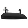 Front Passenger Smooth Black Exterior Door Handle for 2001 Kia Rio