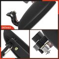 Rear Driver Smooth Black Exterior Door Handle for 2003 Kia Rio