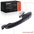 Rear Driver Smooth Black Exterior Door Handle for 2012 Chrysler 200