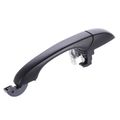 Rear Driver Smooth Black Exterior Door Handle for 2012 Chrysler 200